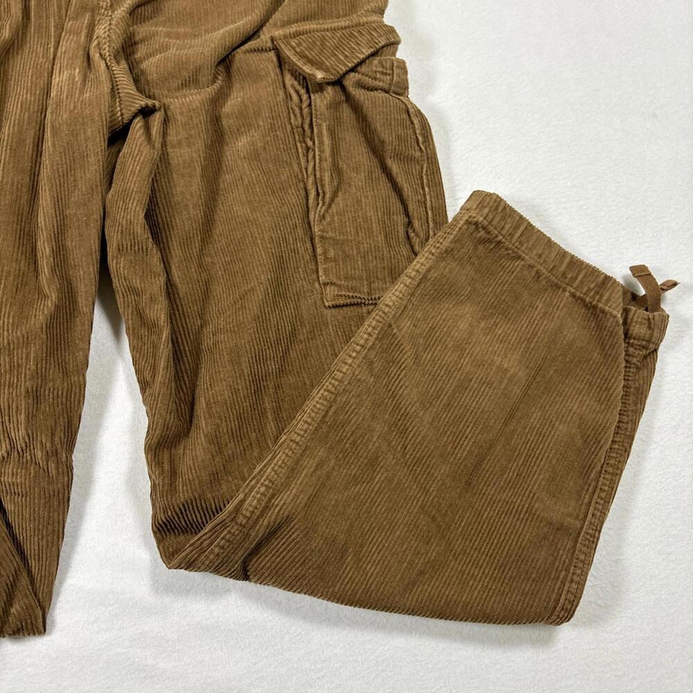 Vans Mens Pants 31 Brown Corduroy Service Cargo Loose Tapered Fit Baggy Y2K - Picture 14 of 16